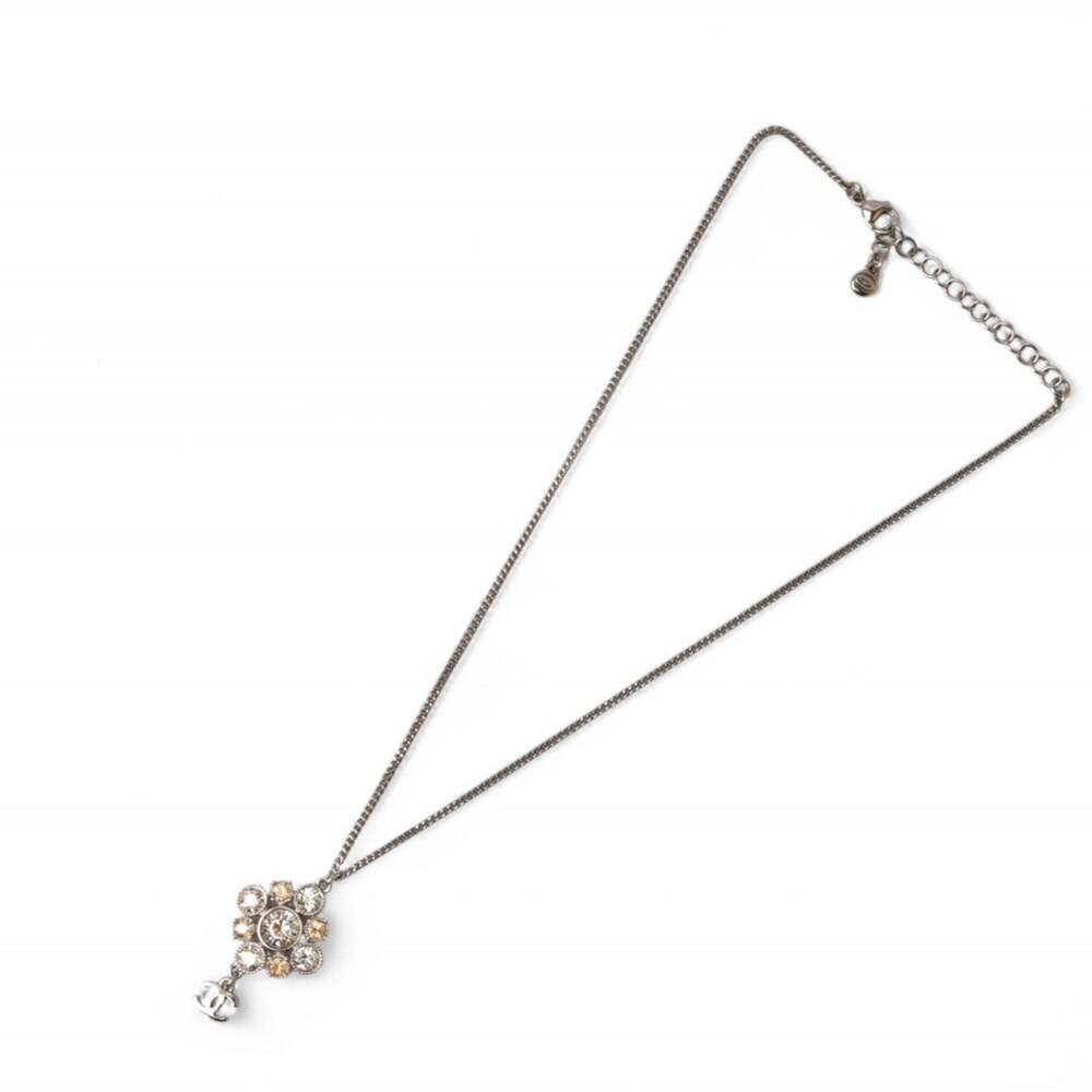 Chanel Cc Logo Pendant Necklace Silver- #208099C91B - Picture 3 of 8